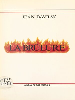 cover image of La brûlure